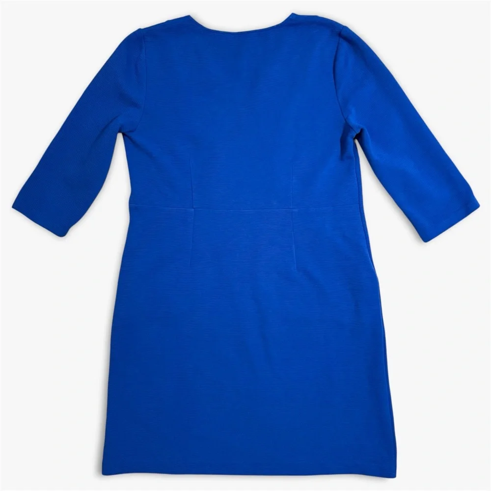 Boden Bronte Ottoman Dress Cobalt Blue 10P Stretch Knit with Pockets - Picture 5 of 14